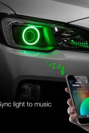 Buy Today XK Glow 2x120mm - RGB Switchback Halo Million Color XKCHROME Smartphone App Controlled Kit