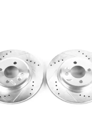 Power Stop 02-07 Mini Cooper Front Evolution Drilled & Slotted Rotors - Pair Special Offer