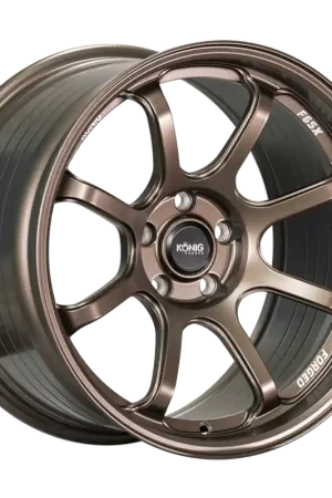 Modern Konig Forged F6SX 18x11 5x114.3 ET40 Race Bronze Wheel (Knurled Bead)