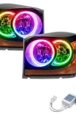 Oracle 04-06 Dodge Durango SMD HL - Black - ColorSHIFT w/ Simple Controller Deal