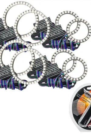 Oracle Vector Jeep Wrangler JK Grille Halo Kit - ColorSHIFT Original