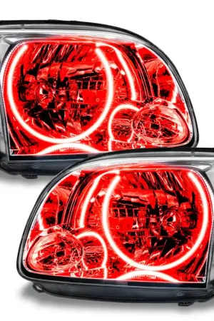 Oracle Lighting 0506 Toyota Tundra Regular/Accessible PreAssembled Halo Headlights Red Secure Checkout