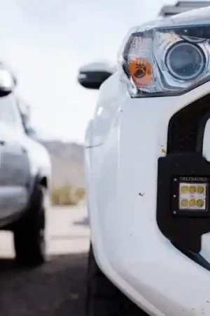 Limited Time Cali Raised 14-24 Toyota 4Runner Led Fog Light Pod Rep Brackets Kit - Brackets W/ 3X2 18W Amber Pods