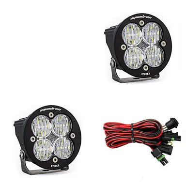 Buy Direct LED Light Pods Clear Lens Wide Cornering Pair Squadron R Pro Baja Designs