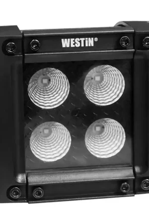Westin B-FORCE LED Light Bar Double Row 2 inch Flood w/3W Cree - Black Free Returns