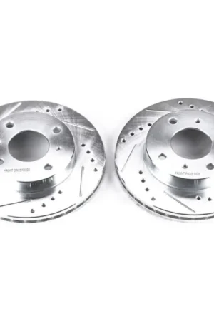 Place Order Power Stop 91-96 Infiniti G20 Front Evolution Drilled & Slotted Rotors - Pair
