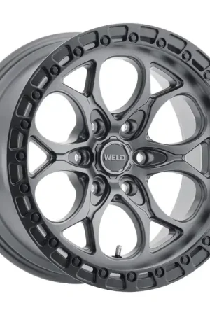 Weld Off-Road W107 20X9 Ledge 6X135 ET00 BS5.00 Satin Gun / Black Ring 87.1 Fresh Stock