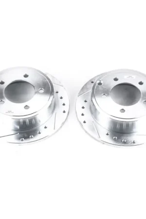 Power Stop 11-14 Chrysler 200 Rear Evolution Drilled & Slotted Rotors - Pair Cheap