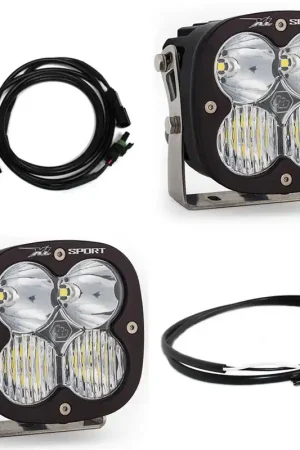 Jeep JL/JT Rubicon Steel Bumper LED Light Kit XL Sport w/Upfitter Baja Designs Original