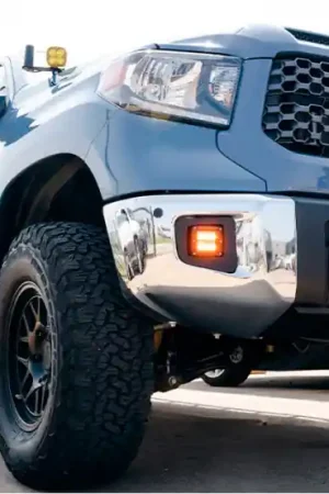 Cali Raised 14-21 Toyota Tundra Led Fog Light Pod Replacements Brackets Kit For - 3X2 18W Amber Pod Trusted Brand