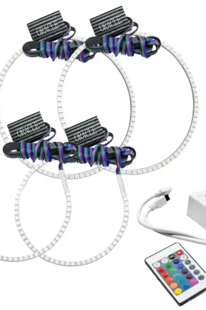 Free Shipping Oracle Jeep Grand Cherokee 08-10 Halo Kit - ColorSHIFT w/ Simple Controller