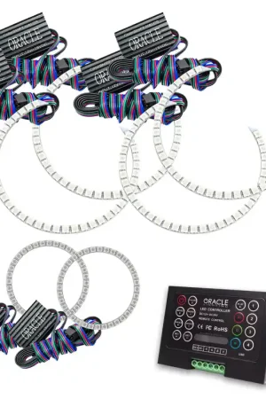 Discount Oracle Jeep Grand Cherokee 11-13 Triple Halo Kit - ColorSHIFT w/ 2.0 Controller