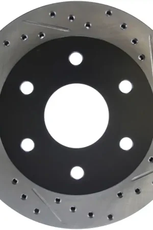 Fan Favorite StopTech 92-00 GMC Suburban 1500 4WD (6 lug) Front Left Slotted & Drilled Rotor