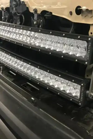 Mega Sale Cali Raised 14-21 Toyota Tundra 42 Hidden Grille Curved Led Light Bar Brackets Kit - Combo Beam/No