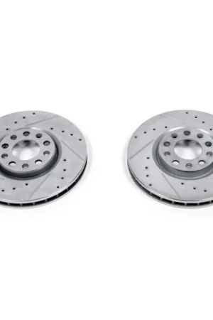 Price Cut Power Stop 15-17 Chrysler 200 Front Evolution Drilled & Slotted Rotors - Pair