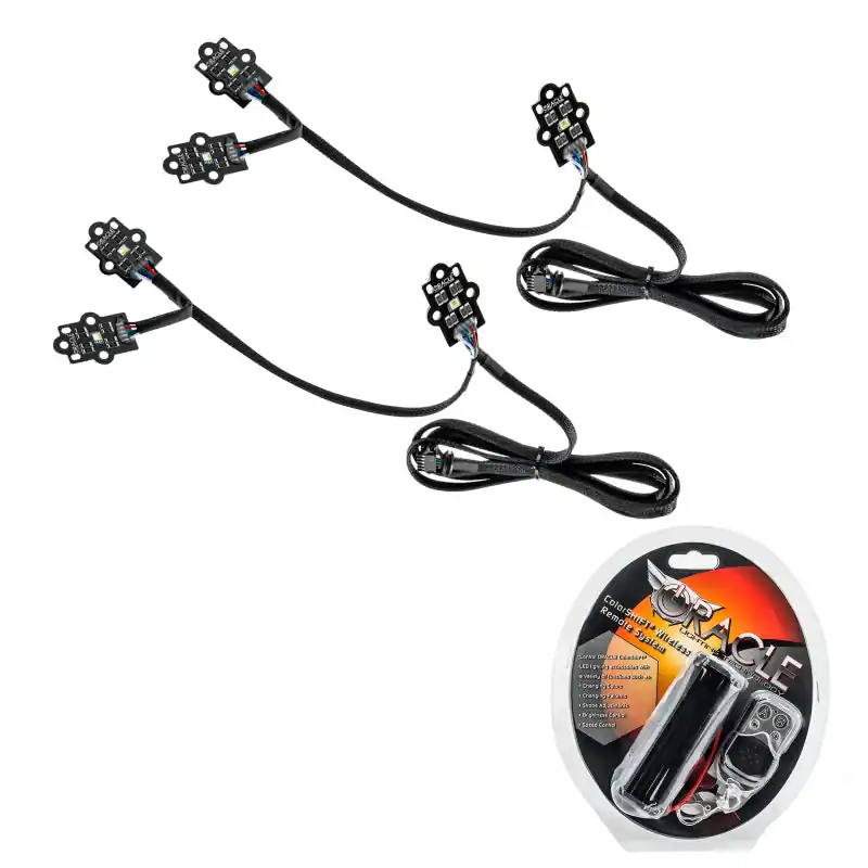 Holiday Sale Oracle 19-21 GMC Sierra 1500 RGB+W Headlight DRL Upgrade Kit - ColorSHIFT