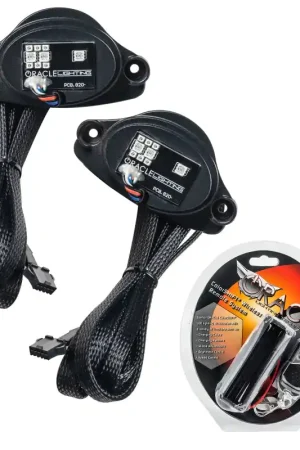 Budget Oracle 20-21 Chevy Corvette C8 RGB+A Headlight DRL Upgrade Kit - ColorSHIFT - RF