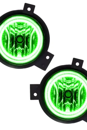 Exclusive Oracle Lighting 01-03 Ford Ranger Pre-Assembled LED Halo Fog Lights -Green