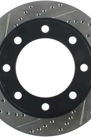 StopTech 00-05 Ford Excursion 4WD / 99-04 F250/F350 Pickup Front Slotted & Drilled Right Rotor Holiday Sale