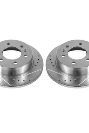 Super Sale Power Stop 07-09 Dodge Sprinter 2500 Rear Evolution Drilled & Slotted Rotors - Pair