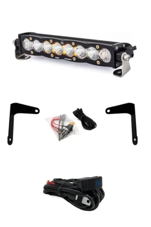 Baja Designs Can-Am X3 Shock Mount Kit w/10in S8 Light Bar Clear Holiday Sale