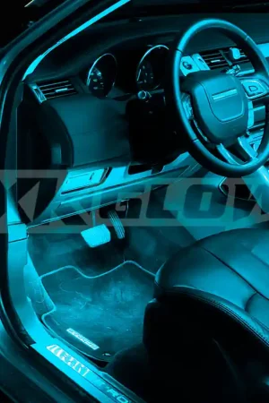 XK Glow Strip Single Color XKGLOW UnderglowLED Accent Light Car/Truck Kit Light Blue - 4x8In Mega Sale