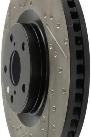 StopTech 14 Lexus IS Slotted & Drilled Front Right Rotor Secure Checkout