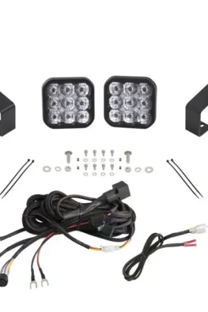 Modern Diode Dynamics SS5 Bumper LED Pod Light Kit for 2019-Present Ram Sport - White Driving