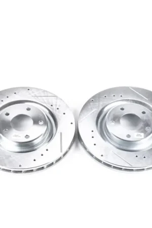 Power Stop 06-09 Cadillac XLR Front Evolution Drilled & Slotted Rotors - Pair Time-Limited