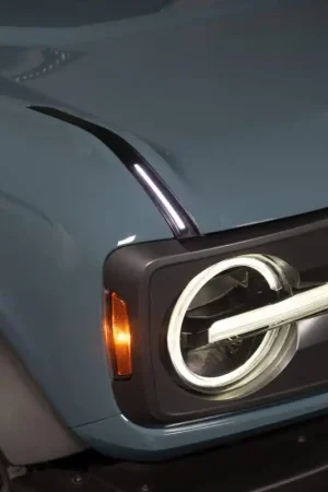 Clearance Putco 22-24 Ford Bronco Luminix DRL LED Light Hood Limb Riser (Factory Hood Side Hinge Replacments)