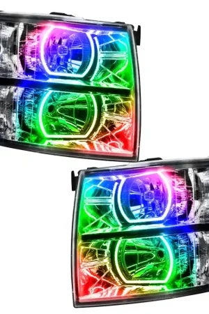 Oracle 07-13 Chevrolet Silverado SMD HL - Square Style - ColorSHIFT w/o Controller Bargain