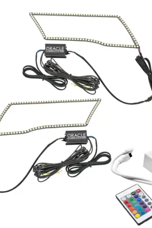 Warranty Included Oracle 09-18 Dodge Ram RGB+A + Switchback Quad Headlight Halo Kit w/ Simple Controller