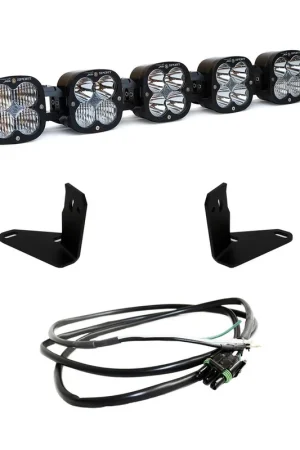 6 XL Linkable Light Bar Kit 21-Up Ford Bronco Steel Bumper Mount w/Upfitter Baja Desgins Authentic