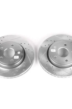Power Stop 06-10 Jeep Commander Front Evolution Drilled & Slotted Rotors - Pair Same Day Shipping