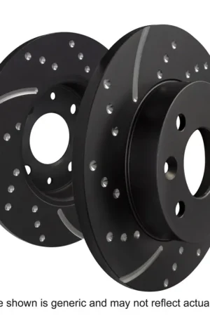 Hassle-Free Returns EBC 13-18 Lexus ES350 GD Sport Slotted and Dimpled Rear Rotors