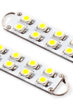 Authentic Diode Dynamics 44mm SML8 LED Bulb - Cool - White (Pair)