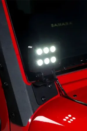 Fan Favorite Putco 07-18 Jeep Wrangler JK - Qty 2 Luminix 4in Blocks w/ Window brackets Luminix Jeep LED Kits