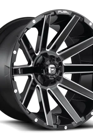 Aluminum Wheels 20X10 Contra D616 6 On 135/6 On 139.7 Matte Black Milled 106.3 Bore -18 Offset Multi Spoke Fuel Off Road Wheels Editor’s Pick