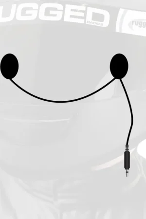 In-Helmet Speakers with 3.5mm Plug - Stereo / Alpha Audio Viral