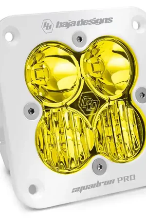 Flush Mount LED Light Pod White Baja Amber Lens Driving/Combo Pattern Squadron Pro Baja Designs Free Returns