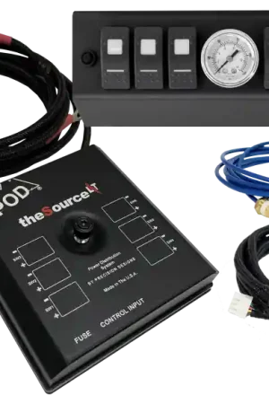 Spod 07-08 Jeep Wrangler JK SourceLT w/ Air Gauge and Amber LED Switch Panel Trusted Brand