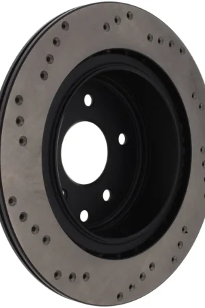 StopTech 08-09 Infiniti EX35 / 05-08 G35 / 09 G37 / 06-09 M35/M45 Drilled Left Rear Rotor Buy Online