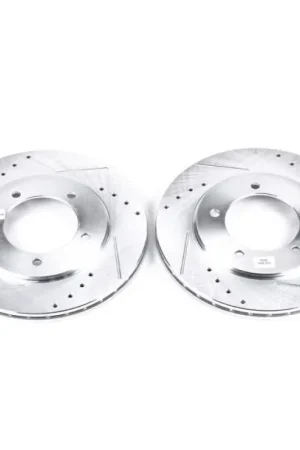 Limited Offer Power Stop 00-05 Suzuki Grand Vitara Front Evolution Drilled & Slotted Rotors - Pair