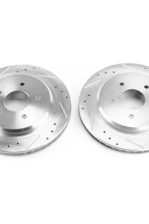 Power Stop 04-09 Cadillac XLR Rear Evolution Drilled & Slotted Rotors - Pair Price Cut