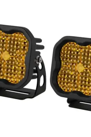 Diode Dynamics SS3 Sport ABL - Yellow Flood Standard (Pair) Modern