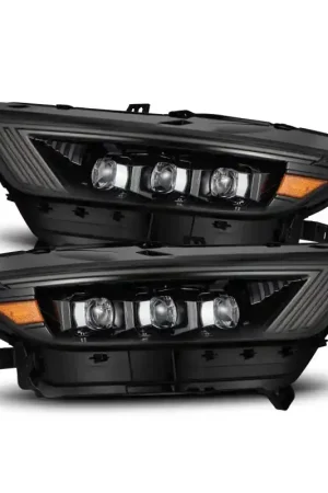 Super Sale AlphaRex 15-17 Ford Mustang NOVA LED Proj HL Alpha-Black w/Activ Light/Seq. Signal + Switchback DRL