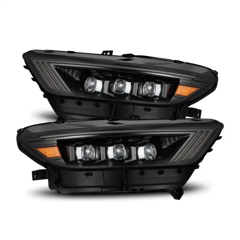 Super Sale AlphaRex 15-17 Ford Mustang NOVA LED Proj HL Alpha-Black w/Activ Light/Seq. Signal + Switchback DRL