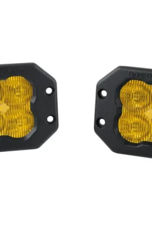 High Quality Diode Dynamics SS3 Pro ABL - Yellow SAE Fog Flush (Pair)