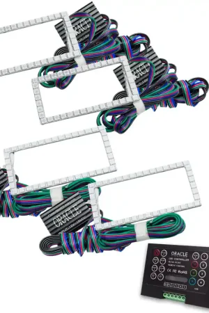 Oracle Ford F-150 15-17 Projector Headlight Halo Kit - ColorSHIFT w/ 2.0 Controller Money Back Guarantee