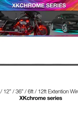 XK Glow 12 Inch - 4 Pin Extension Wire for XKchrome & 7 Color Series Affordable